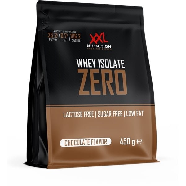 XXL Nutrition - Whey Isolate Zero - Chocolade - Whey Eiwitpoeder - Whey Protein - Proteïne Poeder - Eiwit Shake - 450 Gram