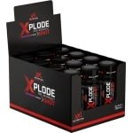XXL Nutrition - Xplode Pre Shot - Berry Bessen - Ready-To-Drink Pre-Workout Shot Met Cafeïne Taurine Beta-Alanine - 12×60 ml