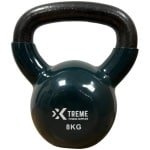 Xtreme Fitness Kettlebell Vinyl 8kg - Vinyl Kettlebell voor Krachttraining - Ergonomische & Brede Handgreep - Gewichten - Geschikt voor CrossFit & Fitness - Conditietraining - Fitness gewichten