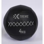 Xtreme Fitness Premium Wall Ball Grijs 4Kg - medicijnbal - medicine ball - wall ball - crossfit - Gewicht bal - medicine ballen - Hyrox Training - Comfortabele grip Voor Krachttraining en Functionele Oefeningen - Wall Ball voor Full Body Workouts