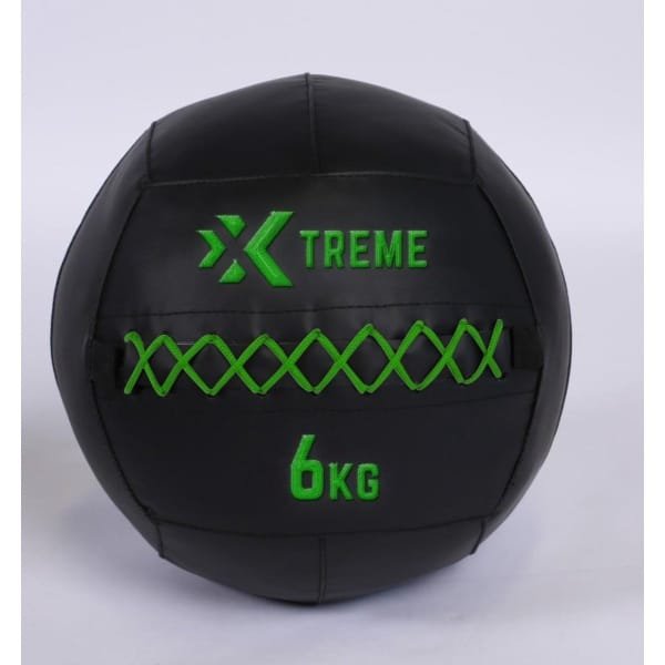 Xtreme Fitness Premium Wall Ball Groen 6Kg - medicijnbal - medicine ball - wall ball - crossfit - Gewicht bal - medicine ballen - Hyrox Training - Comfortabele grip Voor Krachttraining en Functionele Oefeningen - Wall Ball voor Full Body Workouts