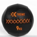 Xtreme Fitness Premium Wall Ball Oranje 9Kg - medicijnbal - medicine ball - wall ball - crossfit - Gewicht bal - medicine ballen - Hyrox Training - Comfortabele grip Voor Krachttraining en Functionele Oefeningen - Wall Ball voor Full Body Workouts