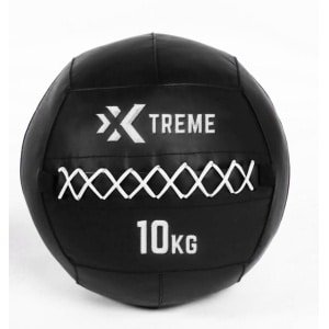 Xtreme Fitness Wall Ball Premium Zwart 10Kg - medicijnbal - medicine ball - wall ball - crossfit - Gewicht bal - medicine ballen - Hyrox Training - Comfortabele grip Voor Krachttraining en Functionele Oefeningen - Wall Ball voor Full Body Workouts