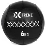 Xtreme Fitness Wall Ball Premium Zwart 6Kg - medicijnbal - medicine ball - wall ball - crossfit - Gewicht bal - medicine ballen - Hyrox Training - Comfortabele grip Voor Krachttraining en Functionele Oefeningen - Wall Ball voor Full Body Workouts