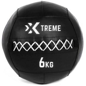 Xtreme Fitness Wall Ball Premium Zwart 6Kg - medicijnbal - medicine ball - wall ball - crossfit - Gewicht bal - medicine ballen - Hyrox Training - Comfortabele grip Voor Krachttraining en Functionele Oefeningen - Wall Ball voor Full Body Workouts