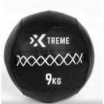 Xtreme Fitness Wall Ball Premium Zwart 9Kg - medicijnbal - medicine ball - wall ball - crossfit - Gewicht bal - medicine ballen - Hyrox Training - Comfortabele grip Voor Krachttraining en Functionele Oefeningen - Wall Ball voor Full Body Workouts