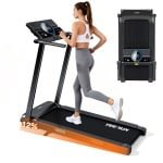 YEE RUN Elektrische Loopband - 1-8 km/u Snelheidsbereik - Met 12% Helling functie - 12 programma's - Treadmill voor thuis
