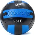 Zachte Muur Bal - Fitness Bal - Krachttraining - Behoudt Vorm - 11.34 kg - Blauw Zwart