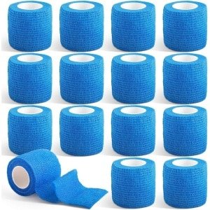 Zelfklevende Bandage voor Sport en Crossfit - Sterke Fixatie - Vingerbescherming - Blauw - Herbruikbaar - Geschikt voor Overal - Diverse Kleuren en Maten