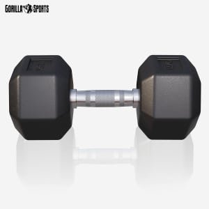 ZesZijdige Dumbbell Halter Gewichten 2 tot 50 kg Gietijzer Rubber Fitness Krachttraining