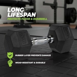 Zeshoekige Dumbell voor Krachttraining en Fitness