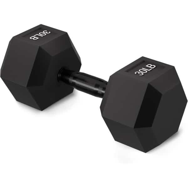 Zeshoekige Halter met Rubberen Coating voor Krachttraining