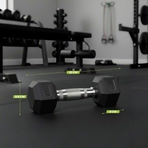 Zeshoekige Halter voor Krachttraining en Fitness