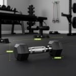 Zeshoekige Halter voor Krachttraining en Fitness - Losse Dumbbell