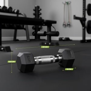 Zeshoekige Halter voor Krachttraining en Fitness - Losse Dumbbell