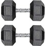 Zeshoekige Halters - Kettlebells Krachttraining - Thuis Fitness - Antislip Roestbestendig - 2 x 10 kg - Zwart