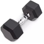 Zeshoekige Halters met Rubber Coating - Ideaal voor Thuis Krachttraining