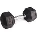 Zeshoekige Handgewichten Rubber Gietijzer Krachttraining en Fitness