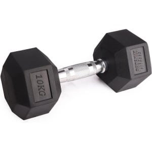 Zeshoekige Handgewichten Rubber Gietijzer Krachttraining en Fitness