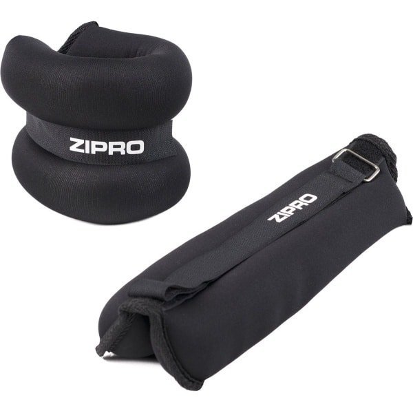 Zipro® Enkelgewichten en Polsgewichten 0.5kg - twee stuks - verstelbare gewichten - Gewichtsmanschetten - Gewichtsboeien - Geschikt voor Krachttraining, Fitness, CrossFit & Functional Training - Duurzaam en Comfortabel