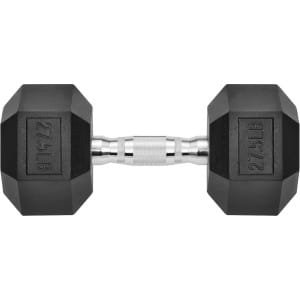 Zware Halterset Gietijzer Rubberen Coating voor Krachttraining en Fitness