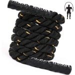 Zware gewogen springtouwen voor fitness - 09 kg/14 kg/23 kg - Volledige lichaamstraining - Krachttraining in de sportschool