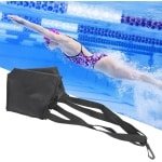 Zwemriem - Krachttraining - Weerstandsriem - Zwemparachute - Zwemharnas - Geschikt voor zwemmen - Rood