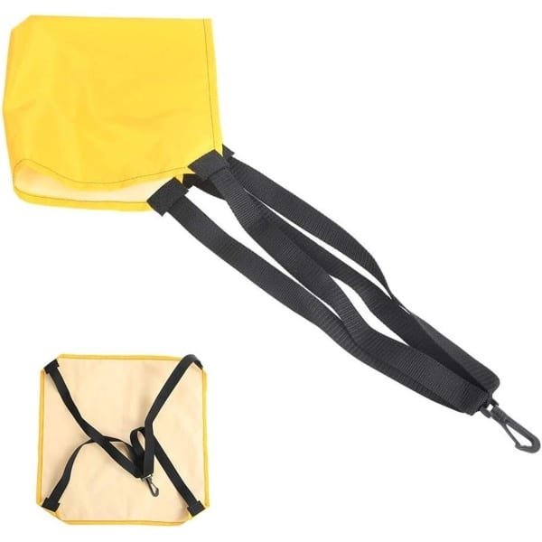 Zwemweerstandsriem - Zwemtraining - Verstelbaar - Rood - Krachttraining - Optimale weerstand - Geschikt voor alle zwemniveaus - Zwart - Zwemweerstandsriem met Zwemparachute, Zwemriem voor Krachttraining, Zwemweerstandsriem.