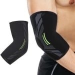 1 stuk elastische tennis-elleboogbandage voor epicondylitis en peesontsteking - compressie voor sporten zoals fitness, crossfit, tennis en golf