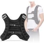 10kg Verzwaard Vest voor Krachttraining - Verstelbaar Gewichtsvest met Brede Schouderbanden voor Fitness - Neopreen en IJzeren Granules