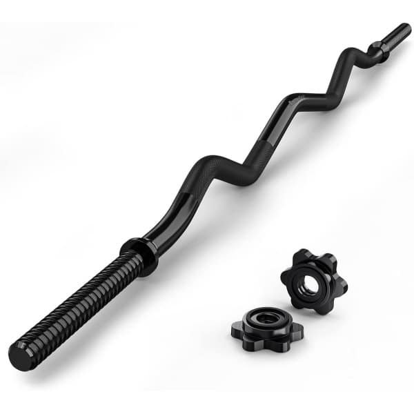 120 cm EZ Curl Stang voor Krachttraining en Bodybuilding