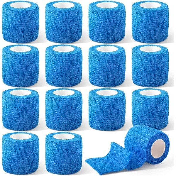 14 Bandage - zelfklevend - sport - crossfit - vinger - blauw