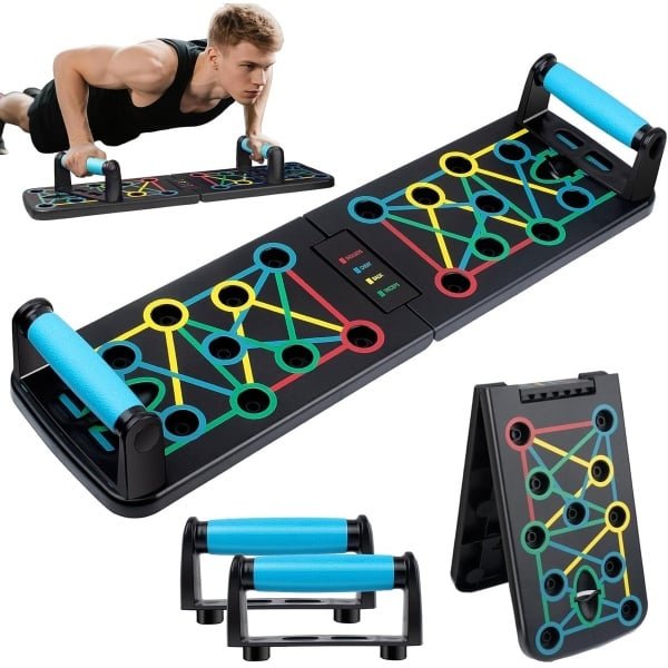 17 in 1 Opvouwbaar Push Up Bord - Krachttraining - Fitness Accessoire