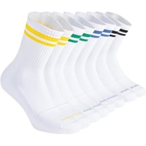 2-3-4 Paar Uniseks Sport Socken voor Tennis, Padel, Running, Crossfit en Fitness - 100% Katoen, Anti-bacterieel en Anti-statisch