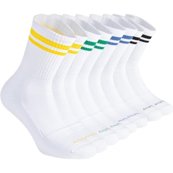 2-3-4 Paar Uniseks Sport Socken voor Tennis, Padel, Running, Crossfit en Fitness - 100% Katoen, Anti-bacterieel en Anti-statisch