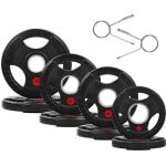 2 Inch Olympic Cast Iron Weight Plate - 20.4 kg voor Krachttraining en Gewichtheffen