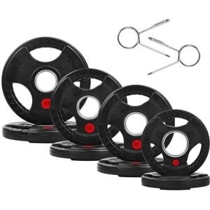 2 Inch Olympic Cast Iron Weight Plate - 20.4 kg voor Krachttraining en Gewichtheffen