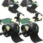 2 Paar Polsbandjes en Lifting Straps voor Krachttraining en Fitness