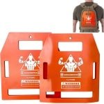 2 Sets Gewichtsplaten voor Verzwaarder Vest - Gebogen & Platte Platen - 2,6 kg en 4,0 kg Opties voor Krachttraining en Fitness
