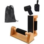 2 Stuks Houten Push-up Standaards en Handgrepen voor Krachttraining