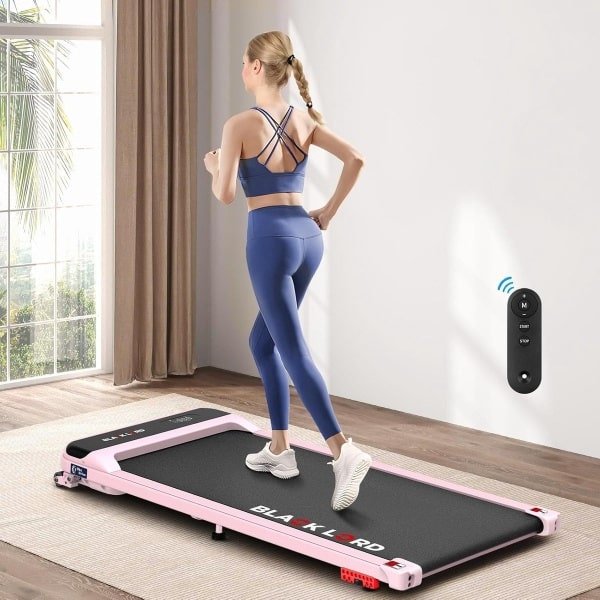 2-in-1 Loopband Onder Bureau voor Wandelen en Joggen, Krachtige Motor, Hoge Capaciteit