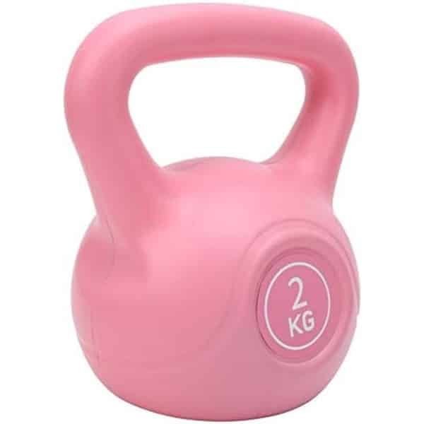2 kg Kettlebell Roze - Gewicht voor Krachttraining, Fitness en Thuistraining