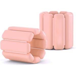2 stuks verstelbare pols- en enkelgewichten, fitness trainingsset voor dames en heren, 0,9 kg/1,8 kg, voor yoga, Pilates, hardlopen, zwemmen en krachttraining