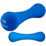 2kg Gietijzeren Dumbbell met Neopreen Coating voor Krachttraining