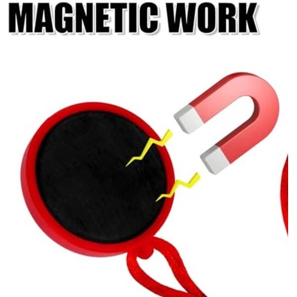 2st Universele Loopband Magneet Veiligheidssleutel, Ronde Grote Plastic Loopband Sleutel Vervangende Magnetische Veiligheidsschakelaar Loopband Noodstop Magneet Loopmachine Accessoires(Rood)