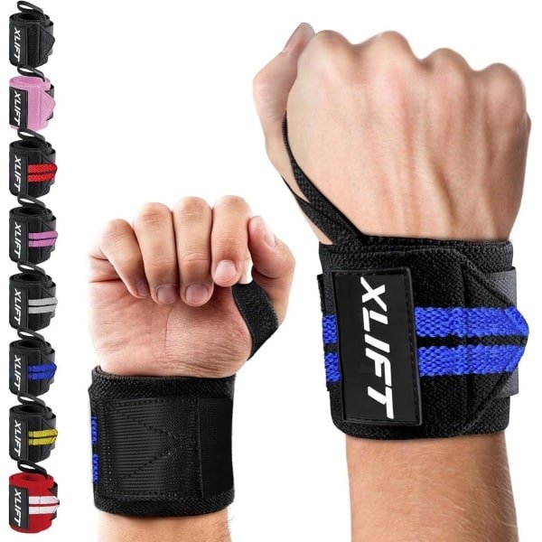 2x Stevige Polsbandages voor Krachttraining, Fitness en Gewichtheffen