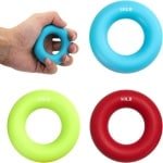3 Pack Forearm Training Rings - Muscle Strengthening Ring - Handle Booster - Silicone Forearm Training Device voor Fitness en Krachttraining (30/40/50 lb)