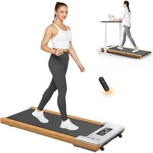 3-in-1 Loopband voor Onder Bureau - Draagbare Wandelband met Led-Display en Afstandsbediening