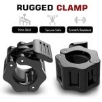 4 Stuks Antislip Gewichtsklemmen voor Halters - Snelsluiting Klem Clips voor Krachttraining en Bodybuilding