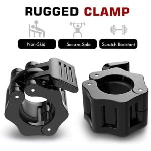 4 Stuks Antislip Gewichtsklemmen voor Halters - Snelsluiting Klem Clips voor Krachttraining en Bodybuilding